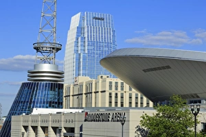 Arena Prints: Bridgestone Arena on Broadway Street