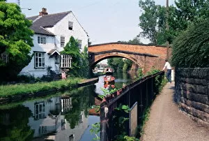 Canal Collection: Bridgewater Canal, completed in 1767, Lymm, Cheshire, England, United Kingdom, Europe