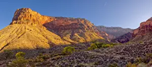 Bright Angel Canyon on the south rim of the Grand Canyon viewed just north of Indian