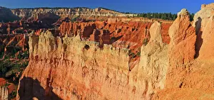 Bryce Prints: Bright colors and unique rock formations around Bryce Canyon in Utah during daylight hours