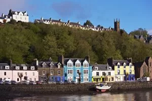 Images Dated 6th May 2010: Brightly coloured houses in the fishing port of Tobermory, Isle of Mull