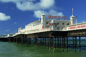 East Sussex Prints: Brighton Pier, East Sussex, England, United Kingdom, Europe