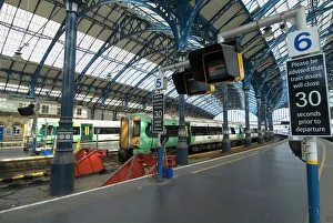 Railway Prints: Brighton Railway Station, Brighton, Sussex, England, United Kingdom, Europe