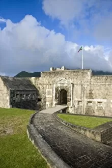 Images Dated 2nd February 2008: Brimstone Hill Fortress, 18th century compound, largest and best preserved fortress in the Caribbean