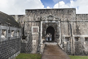 Images Dated 7th December 2009: Brimstone Hill Fortress entrance to courtyard, UNESCO World Heritage Site, St. Kitts, St