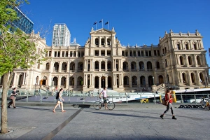 Queensland Prints: Brisbane Square Buildings, Brisbane, Queensland, Australia, Oceania