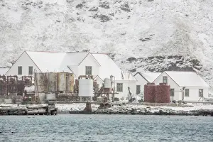 Uk Overseas Protectorate Prints: British Antarctic Survey Research Station at King Edward Point, South Georgia, UK