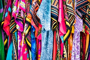 Fashion Prints: Brixton Market scene, London, England, United Kingdom, Europe