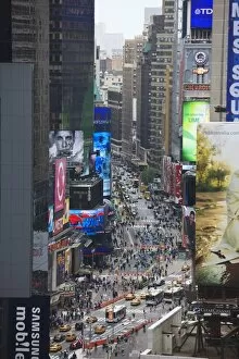 Broadway and Times Square, Manhattan, New York City, New York, United States of America