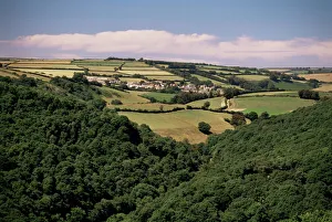 Somerset Prints: Brompton Regis, Exmoor, Somerset, England, United Kingdom, Europe