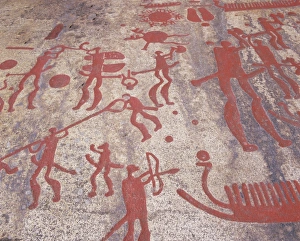 Northern Europe Prints: Bronze Age rock carvings
