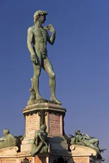 Bronze Prints: Bronze replica of Michelangelos David on Piazzale Michelangelo