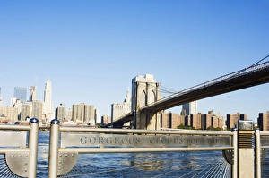 Brooklyn Prints: Brooklyn Bridge from Fulton Ferry Landing