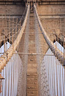 East Prints: Brooklyn Bridge, New York City, New York, United States of America, North America