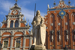 Images Dated 16th August 2007: Brotherhood of Blackheads House, Old Town, UNESCO World Heritage Site, Riga, Latvia, Europe