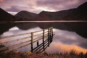 Lakeside Prints: Brothers Water at sunset, Dovedale, Lake District, Cumbria, England, United Kingdom