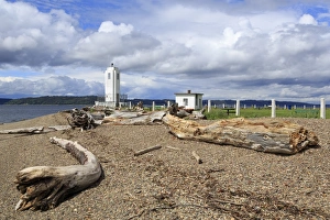 Dead Prints: Browns Point Lighthouse, Tacoma, Washington State, United States of America, North America