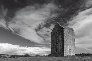 The Bruton Dovecote, a 15th century stone tower on the outskirts of the town of Bruton