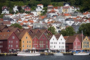 Bryggen, UNESCO World Heritage Site, Bergen, Hordaland, Norway, Scandinavia, Europe