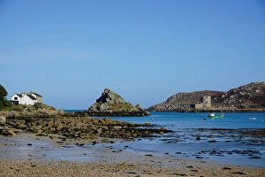 Fishing Village Prints: Bryher, Isles of Scilly, England, United Kingdom, Europe
