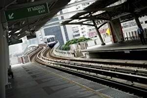 Images Dated 16th October 2007: BTS skytrain, Bangkok, Thailand, Southeast Asia, Asia