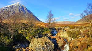 Rannoch Prints: Buachaille Etive Mor, Rannoch Moor, Highland, Scotland, United Kingdom