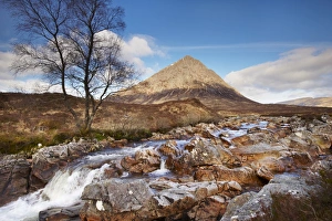 Buachaille Etive Mor and River Coupall, Glen Coe (Glencoe), Highland region