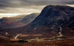 Barren Prints: Buchaille Etive Mor, Glencoe, Highlands, Scotland, United Kingdom, Europe