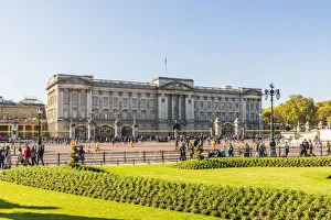 Buckingham Palace, in London, England, United Kingdom, Europe