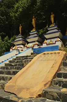 Imprint Prints: Buddha footprint, Tiger Cave Temple (Wat Tham Suea)