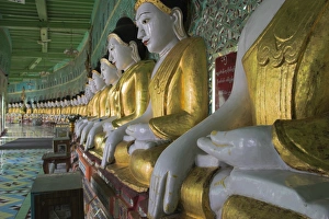 Sagaing Prints: Buddha images, Umin Thounzeh (30 Caves), Sagaing, Sagaing Hill, near Mandalay
