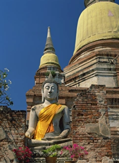 Buddha in lotus position