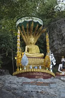 Images Dated 6th January 2008: Buddha on Mount Phu Si, Luang Prabang, Laos, Indochina, Southeast Asia, Asia