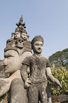 Buddha Park, Xieng Khuan, Vientiane, Laos, Indochina, Southeast Asia, Asia