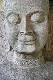 Seine Maritime Prints: Buddha statue, Forges-les-Eaux, Seine Maritime, France, Europe