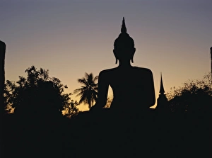 Buddha statue in the historical park
