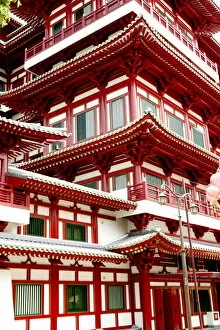 Images Dated 30th June 2007: Buddha tooth relic temple, Singapore, Southeast Asia, Asia