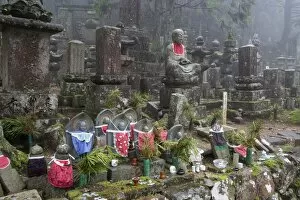 Grave Collection: Buddhist cemetery of Oku-no-in, Koyasan (Koya-san), Kansai, Japan, Asia