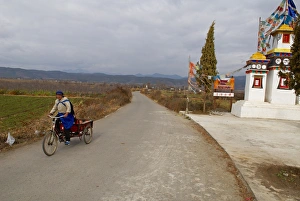 Images Dated 5th February 2007: Buddhist chorten around Lijiang, Yunnan, China, Asia