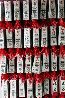 Close Up View Prints: Buddhist good luck charms, Hanoi, Vietnam, Indochina, Southeast Asia, Asia