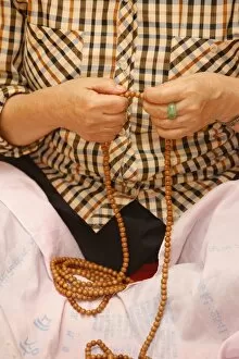 Images Dated 24th July 2008: Buddhist prayer beads, Seoul, South Korea, Asia