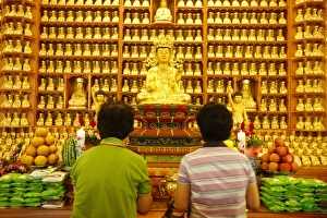 Objects Prints: Buddhist shrine, Bongeunsa Temple, Seoul, South Korea, Asia