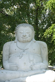 Images Dated 19th January 2007: Buddhist statue, Chiang Mai, Thailand, Southeast Asia, Asia