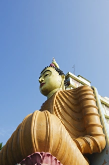 Southern Province Prints: Buddhist temple at Bentota, Southern Province, Sri Lanka, Asia