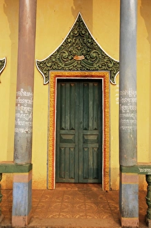 Buddhist temple, Sen Monorum, Mondulkiri Province, Cambodia, Indochina