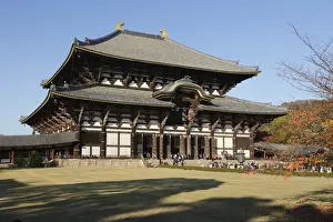 Pavilion Prints: The Buddhist Temple of Todai-ji, UNESCO World Heritage Site, Nara, Kansai, Japan, Asia