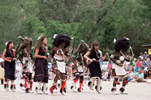 Costumes Prints: Buffalo dance performed by Indians from Laguna Pueblo on 4th July