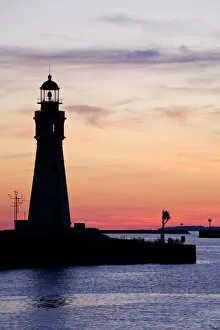 Buffalo Lighthouse, Buffalo Port, New York State, United States of America, North America