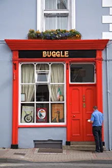 Eating And Drinking Prints: Buggles Pub, Kilrush Town, County Clare, Munster, Republic of Ireland, Europe