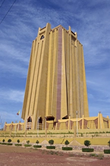 High Rise Prints: Building, Bamako, Mali, Africa